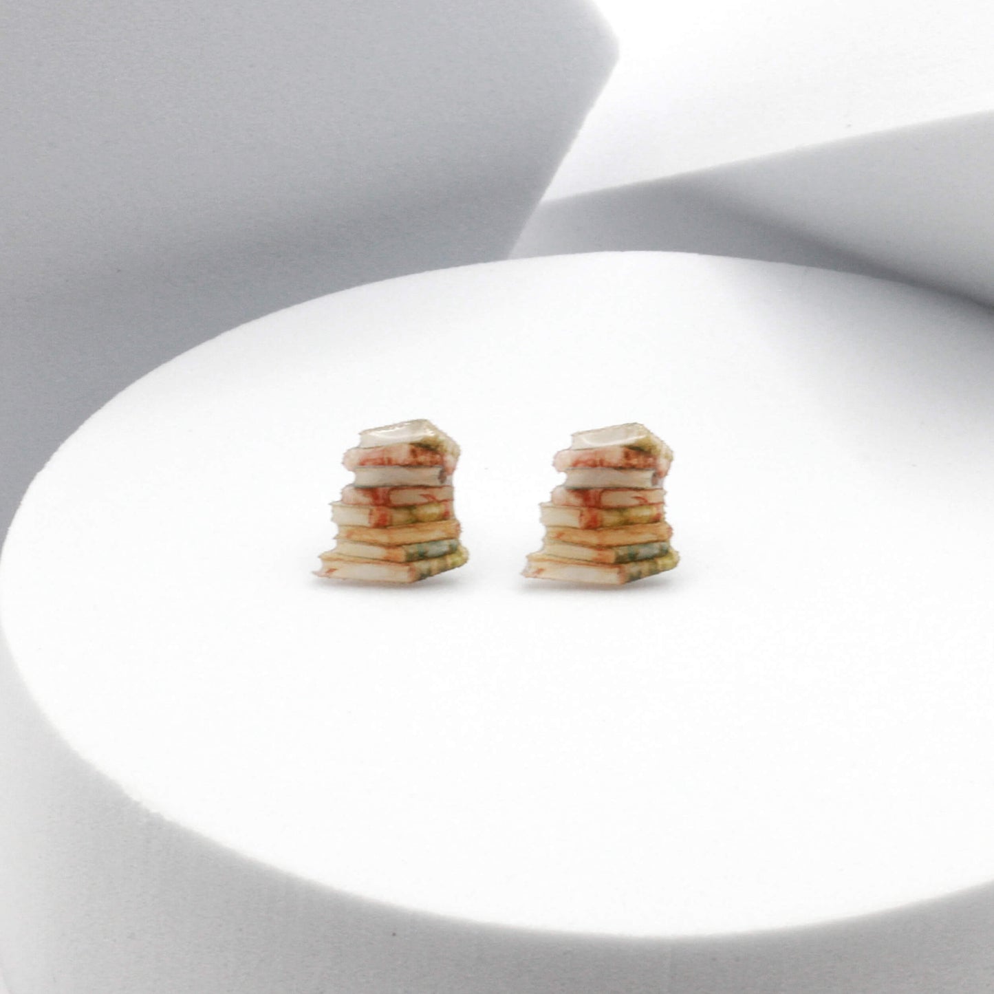 Book Stack Earrings