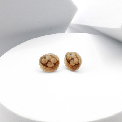 Soup Dumpling Dish Earrings