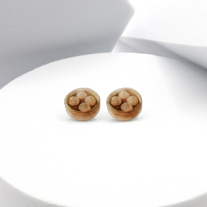 Soup Dumpling Dish Earrings