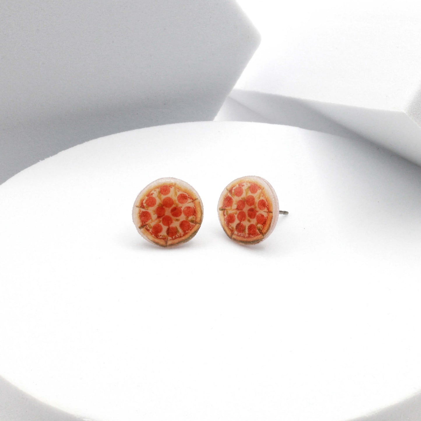 Pepperoni Pizza Earrings