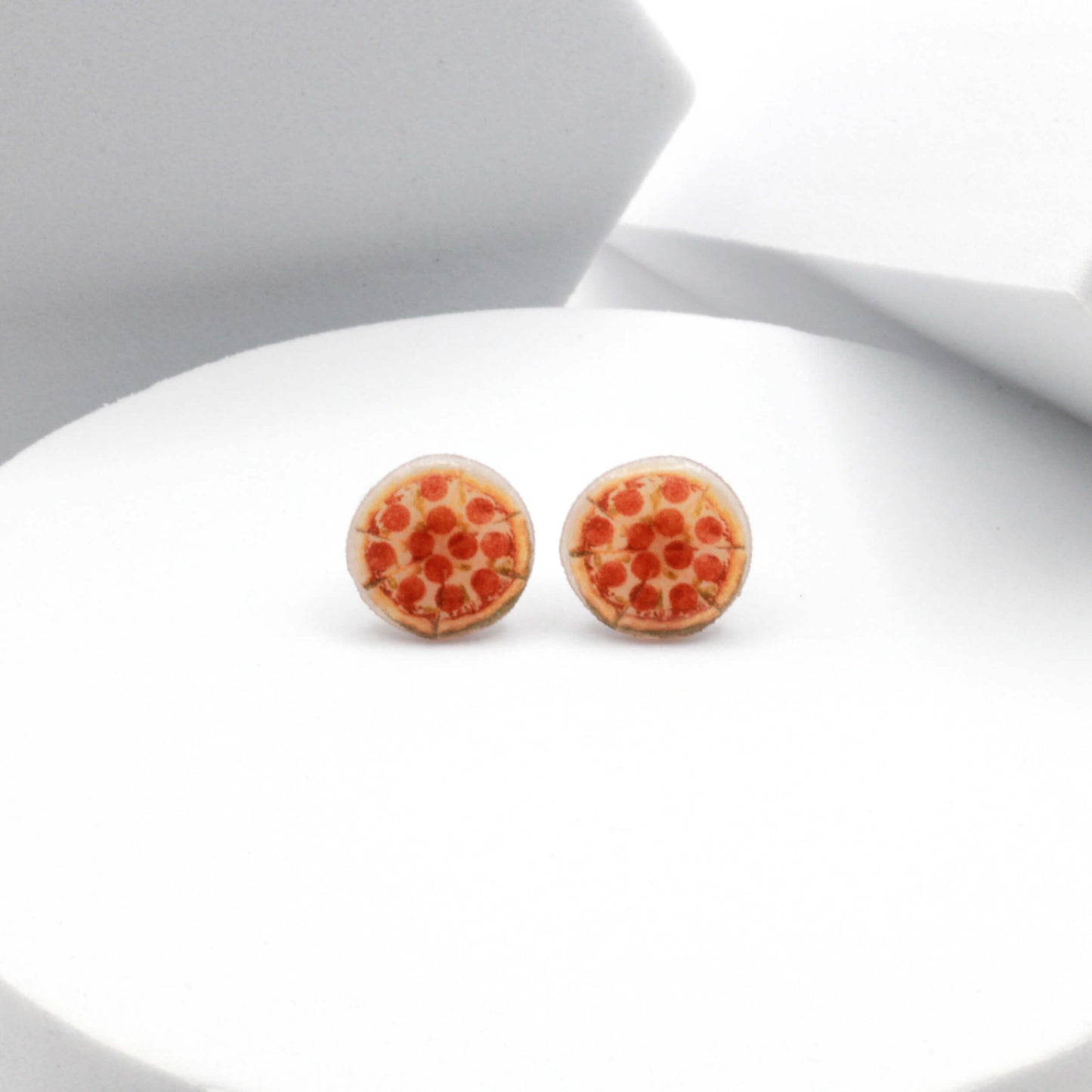 Pepperoni Pizza Earrings