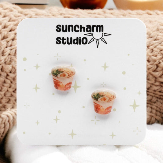 Ramen Cup Earrings