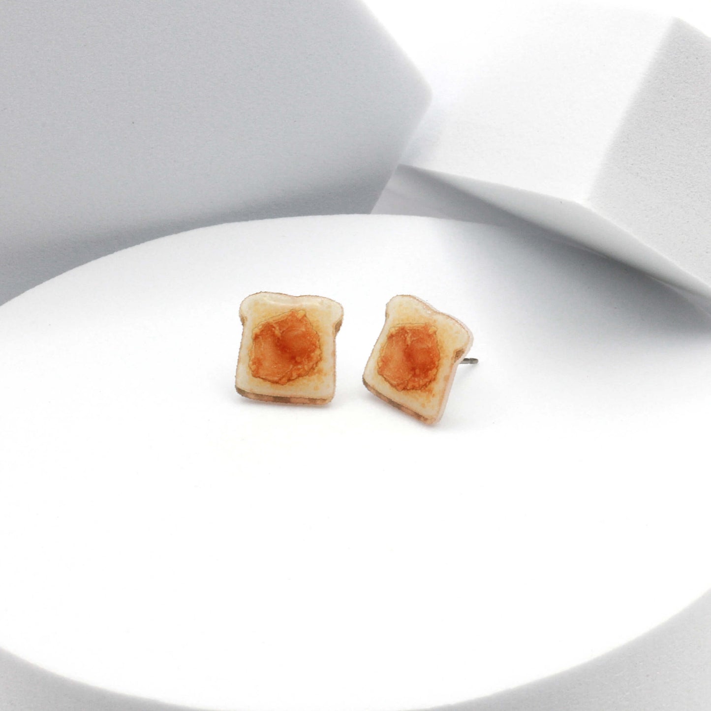 Peanut Butter Toast Earrings